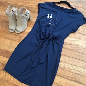 Navy blue dress